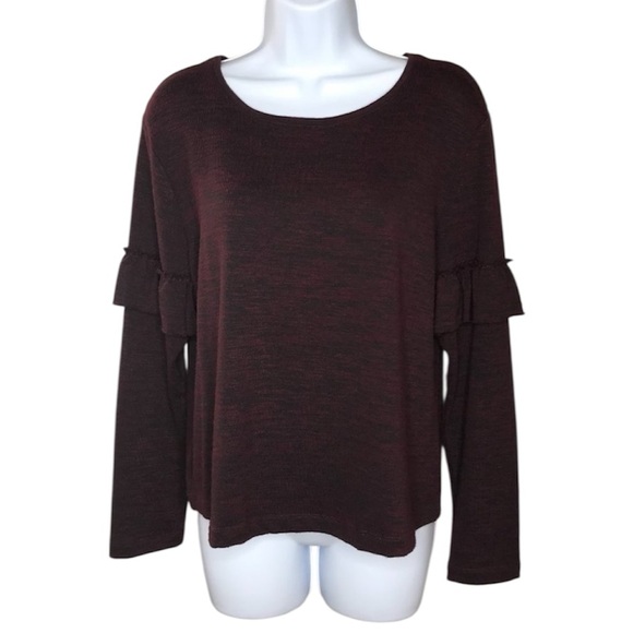 14th & Union Tops - 14th & Union L/S Top | Burgundy | Medium